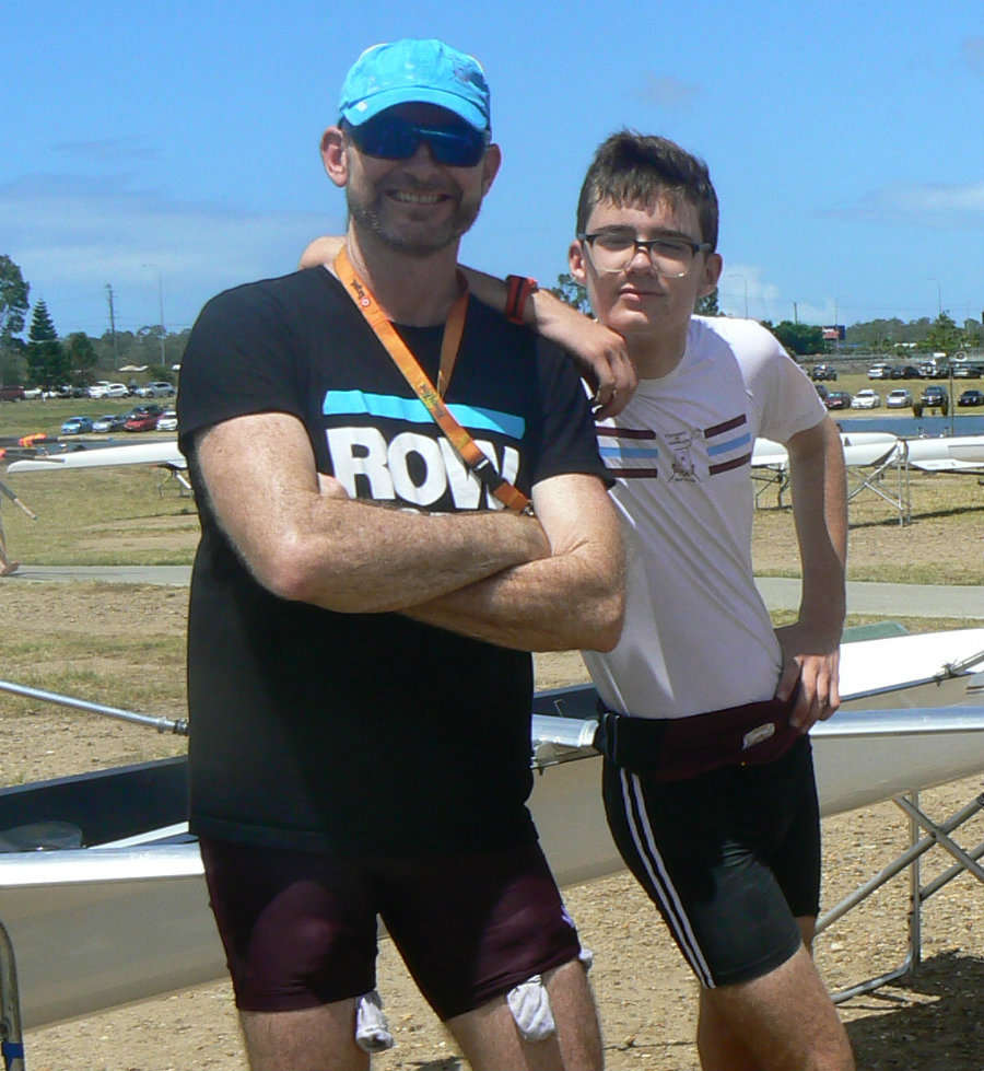 Jeff and Wilsen Conn, winners, Urban Rowing Regatta 2016